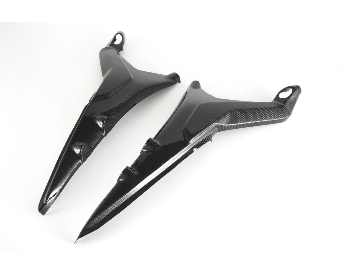 MOTOCORSE - CARBON FIBER SUBFRAME COVERS FOR DUCATI PANIGALE V4 MOTOCORSE - CARBON FIBER SUBFRAME COVERS FOR DUCATI PANIGALE V4